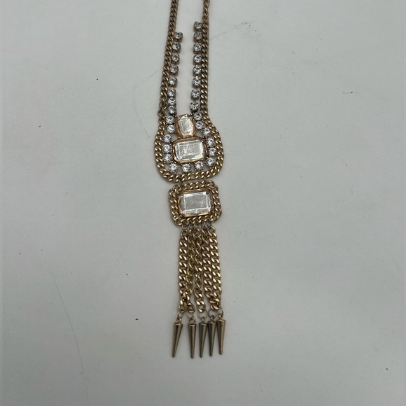 Elegant Gold & Black Statement Necklace – Pre-Owned - Picture 8 of 11